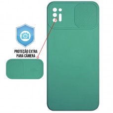 Capa para Motorola Moto G9 Plus - Emborrachada Cam Protector Verde Escuro